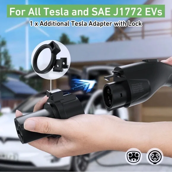 Tera EV Charger Lvl 2 J1772: 32A 240V ETL Certified Dual Use Portable & Wall - Picture 6 of 15